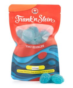 500mg THC Edibles (Frank’N Stein) - Blue Raspberry