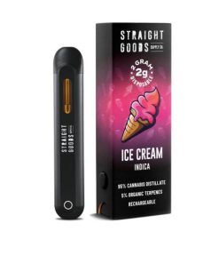 Straight Goods 2 GRAMs THC Disposables - Ice Cream (Indica)