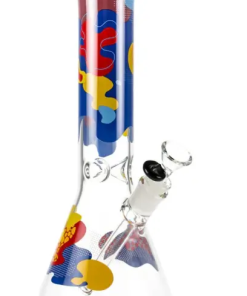 FROG DA SMOKER – 12.5″ GLOW IN THE DARK BEAKER BONG